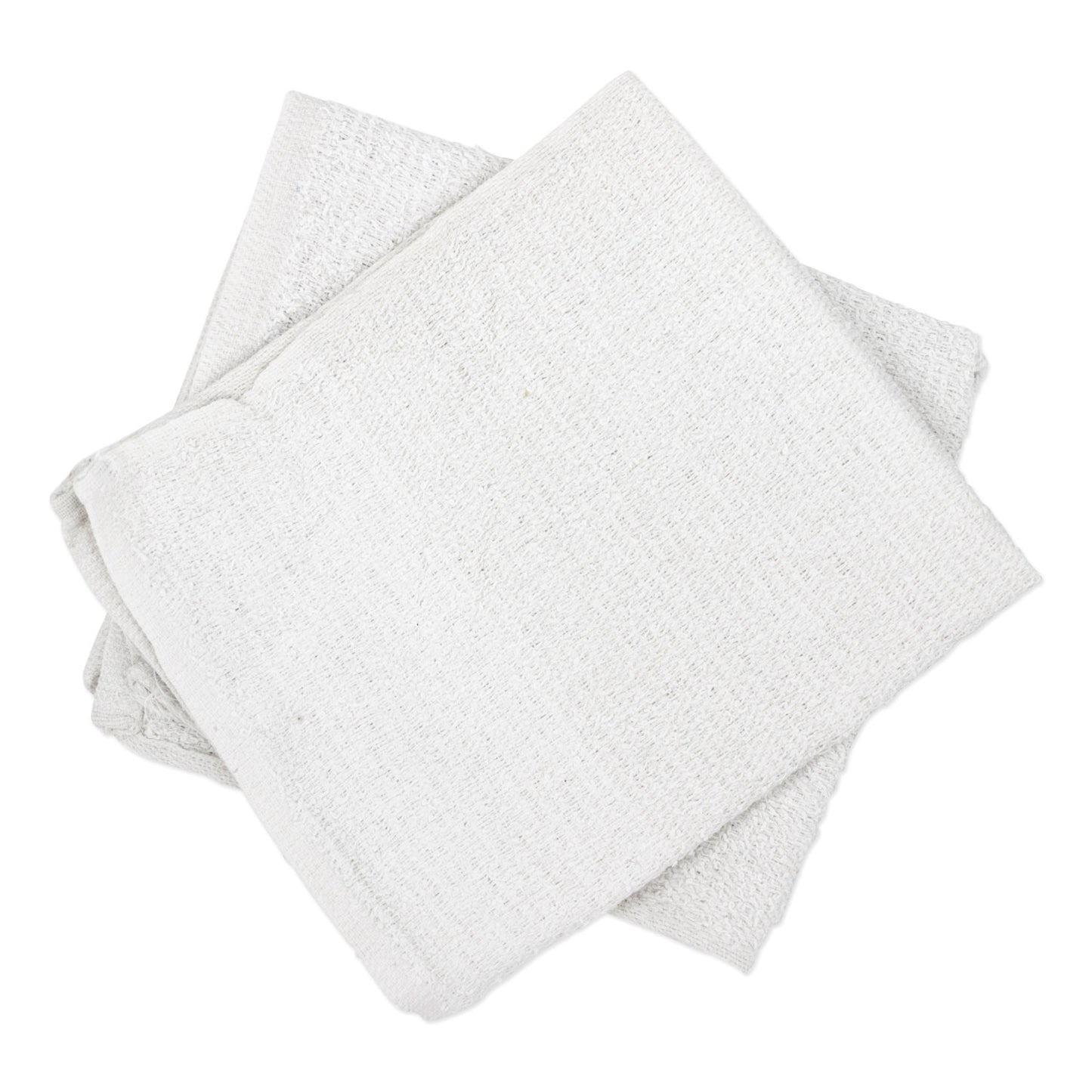 HOSPECO Counter Cloth/Bar Mop, 15.5 x 17, White, Cotton, 60/Carton (536605DZBX)