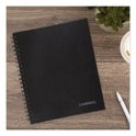Cambridge Limited Hardbound Notebook with Pocket, 1-Subject, Wide/Legal Rule, Black Cover, (96) 11 x 8.5 Sheets (06100)