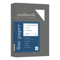 Southworth Quality Bond Business Paper, 95 Bright, 20 lb Bond Weight, 8.5 x 11, White, 500/Ream (3162010)