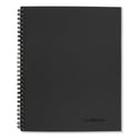 Cambridge Wirebound Business Notebook, 1-Subject, Wide/Legal Rule, Black Linen Cover, (80) 9.5 x 6.63 Sheets (06672)