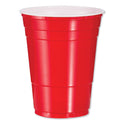 Dart SOLO Party Plastic Cold Drink Cups, 16 oz, Red, 50/Pack (P16RPK)