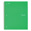 Five Star Wirebound Notebook with Two Pockets, 1-Subject, Medium/College Rule, Green Cover, (100) 11 x 8.5 Sheets (72055)