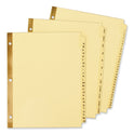 Avery Preprinted Laminated Tab Dividers with Gold Reinforced Binding Edge, 31-Tab, 1 to 31, 11 x 8.5, Buff, 1 Set (11308)