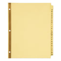 Avery Preprinted Laminated Tab Dividers with Gold Reinforced Binding Edge, 25-Tab, A to Z, 11 x 8.5, Buff, 1 Set (11306)