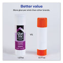 Avery Permanent Glue Stic Value Pack, 1.27 oz, Applies Purple, Dries Clear, 6/Pack (98071)