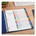 Avery Customizable TOC Ready Index Multicolor Tab Dividers, 15-Tab, 1 to 15, 11 x 8.5, White, Contemporary Color Tabs, 1 Set (11845)