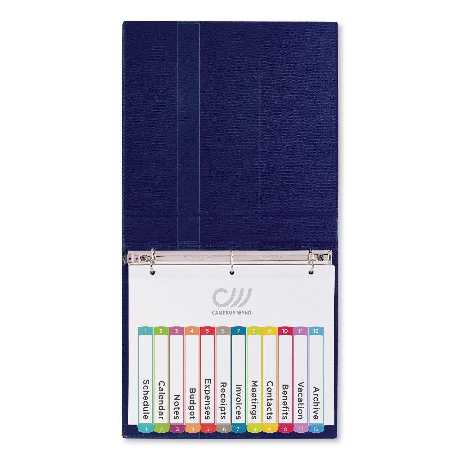 Avery Customizable TOC Ready Index Multicolor Tab Dividers, 12-Tab, 1 to 12, 11 x 8.5, White, Contemporary Color Tabs, 1 Set (11843)