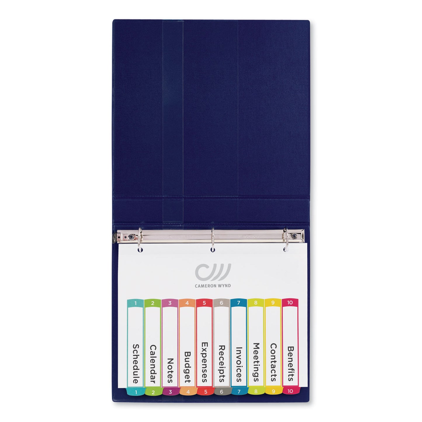 Avery Customizable TOC Ready Index Multicolor Tab Dividers, 10-Tab, 1 to 10, 11 x 8.5, White, Contemporary Color Tabs, 1 Set (11842)