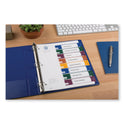Avery Customizable Table of Contents Ready Index Dividers with Multicolor Tabs, 8-Tab, 1 to 8, 11 x 8.5, Translucent, 1 Set (11817)