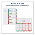Avery Customizable TOC Ready Index Multicolor Tab Dividers, 5-Tab, 1 to 5, 11 x 8.5, White, Contemporary Color Tabs, 1 Set (11840)