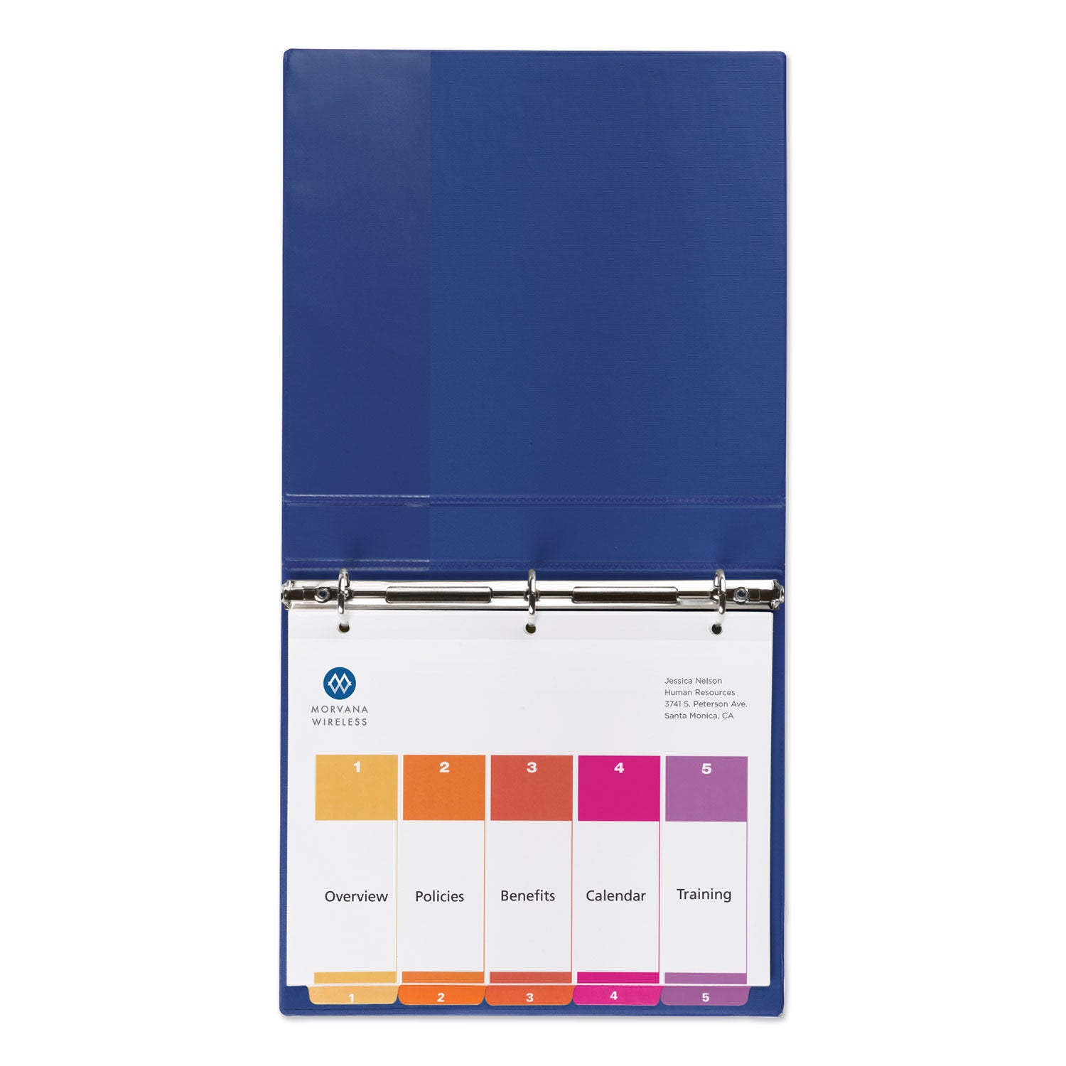 Avery Customizable TOC Ready Index Multicolor Tab Dividers, Uncollated, 5-Tab, 1 to 5, 11 x 8.5, White, 24 Sets (11167)