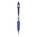 Zebra Z-Grip MAX Ballpoint Pen, Retractable, Medium 1 mm, Blue Ink, Silver/Blue Barrel, 12/Pack (22420)