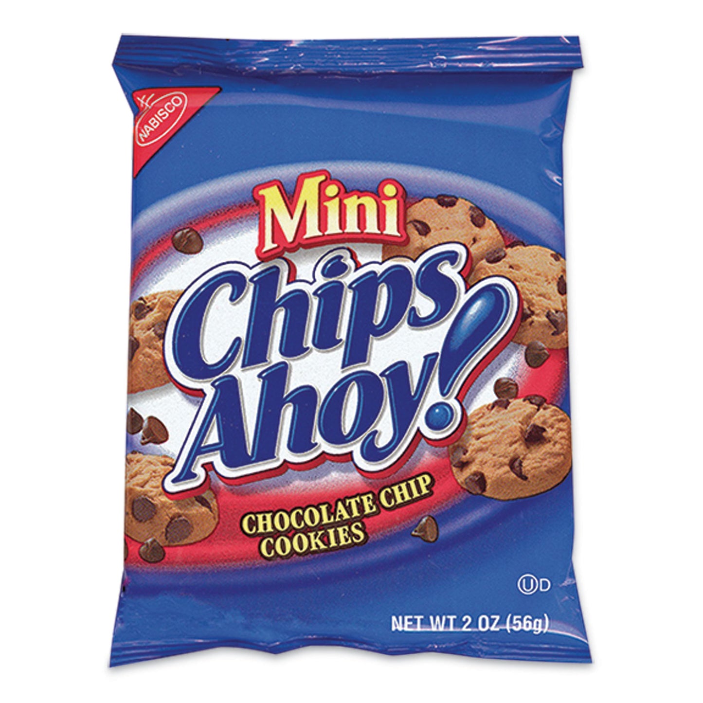 Nabisco Chocolate Chip Cookies - Single Serve, 2 oz Packets, 60/Carton (NFG015480)