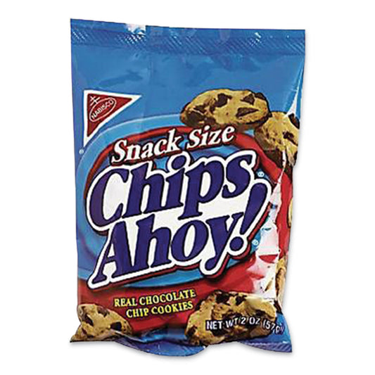 Nabisco Chocolate Chip Cookies - Single Serve, 2 oz Packets, 60/Carton (NFG015480)