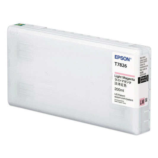 Epson T782600 (T782) UltraChrome D6-S Ink, Light Magenta