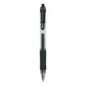 Zebra Sarasa Dry Gel X20 Gel Pen, Retractable, Medium 0.7 mm, Black Ink, Clear/Black Barrel, 12/Pack (46810)