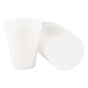 Dart Foam Drink Cups, 10 oz, White, 25/Bag, 40 Bags/Carton (10J10)
