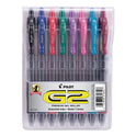 Pilot G2 Premium Gel Pen Convenience Pack, Retractable, Bold 1 mm, Assorted Ink and Barrel Colors, 8/Pack (31654)