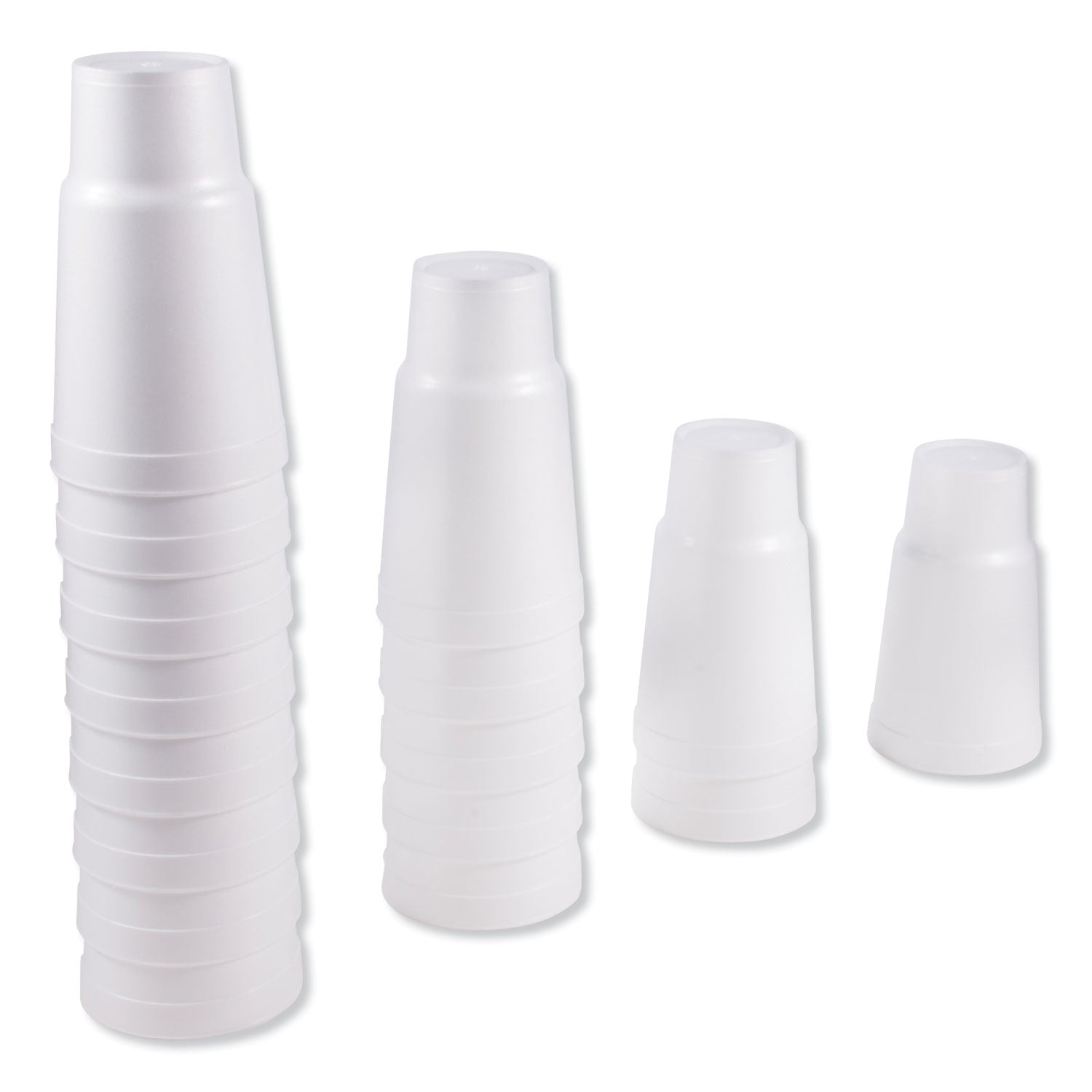 Dart Foam Drink Cups, 32 oz, White, 16/Bag, 25 Bags/Carton (32AJ20)