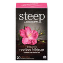 Bigelow Steep Tea, Rooibos Hibiscus Herbal Tea, 0.08 oz Tea Bag, 20/Box (RCB17713)