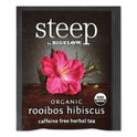 Bigelow Steep Tea, Rooibos Hibiscus Herbal Tea, 0.08 oz Tea Bag, 20/Box (RCB17713)