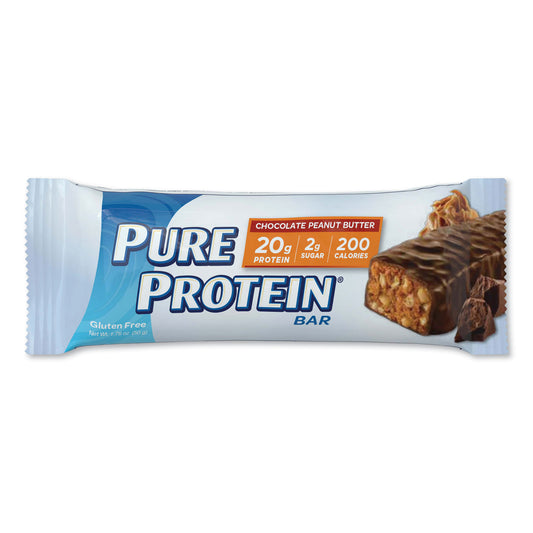 Balance Bar Pure Protein Bar, Chocolate Peanut Butter, 1.76 oz Bar, 6/Box (NRN13805)