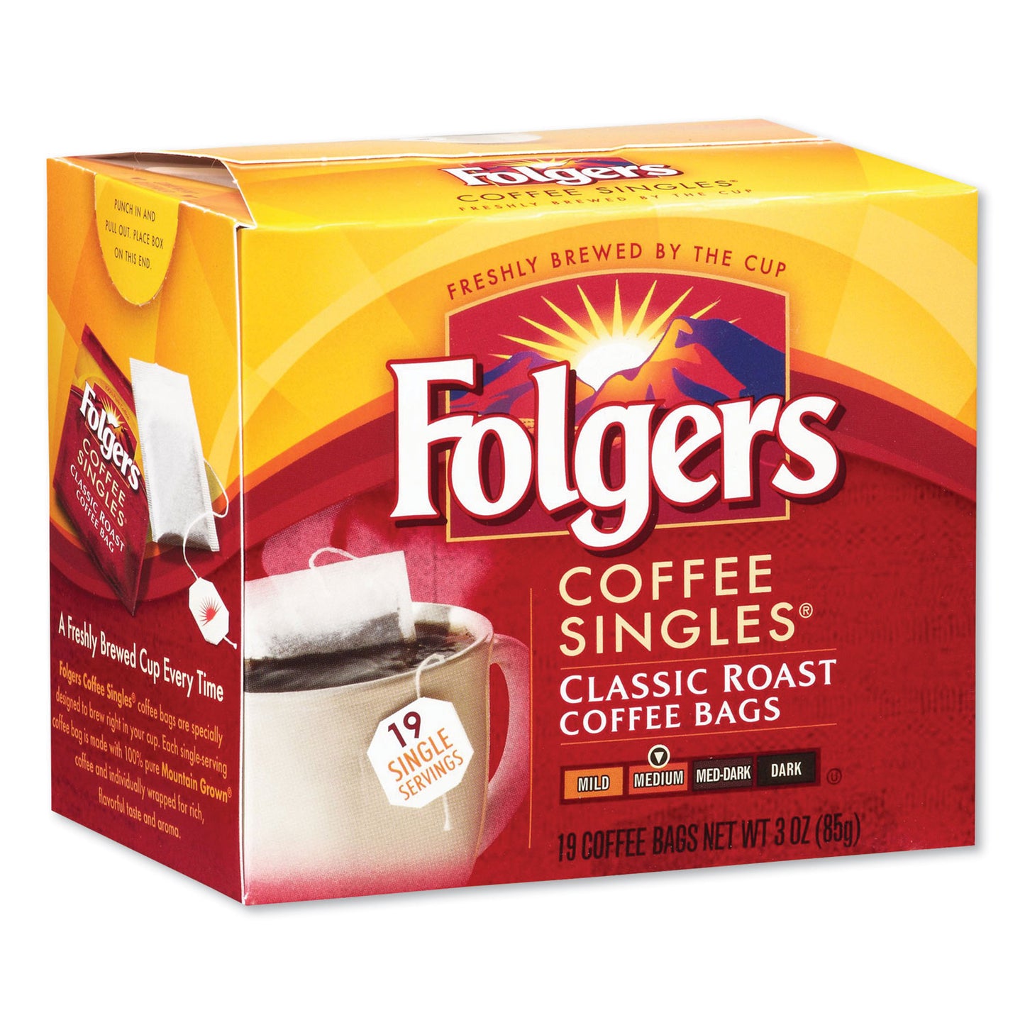 Folgers Coffee Filter Packs, Classic Roast, 0.16 oz, 19/Pack (PRO29764)