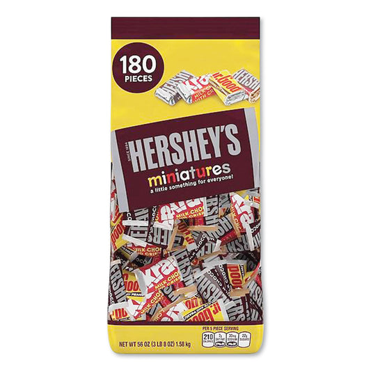 Hershey's Miniatures Variety Pack, Assorted, 56 oz (21543)