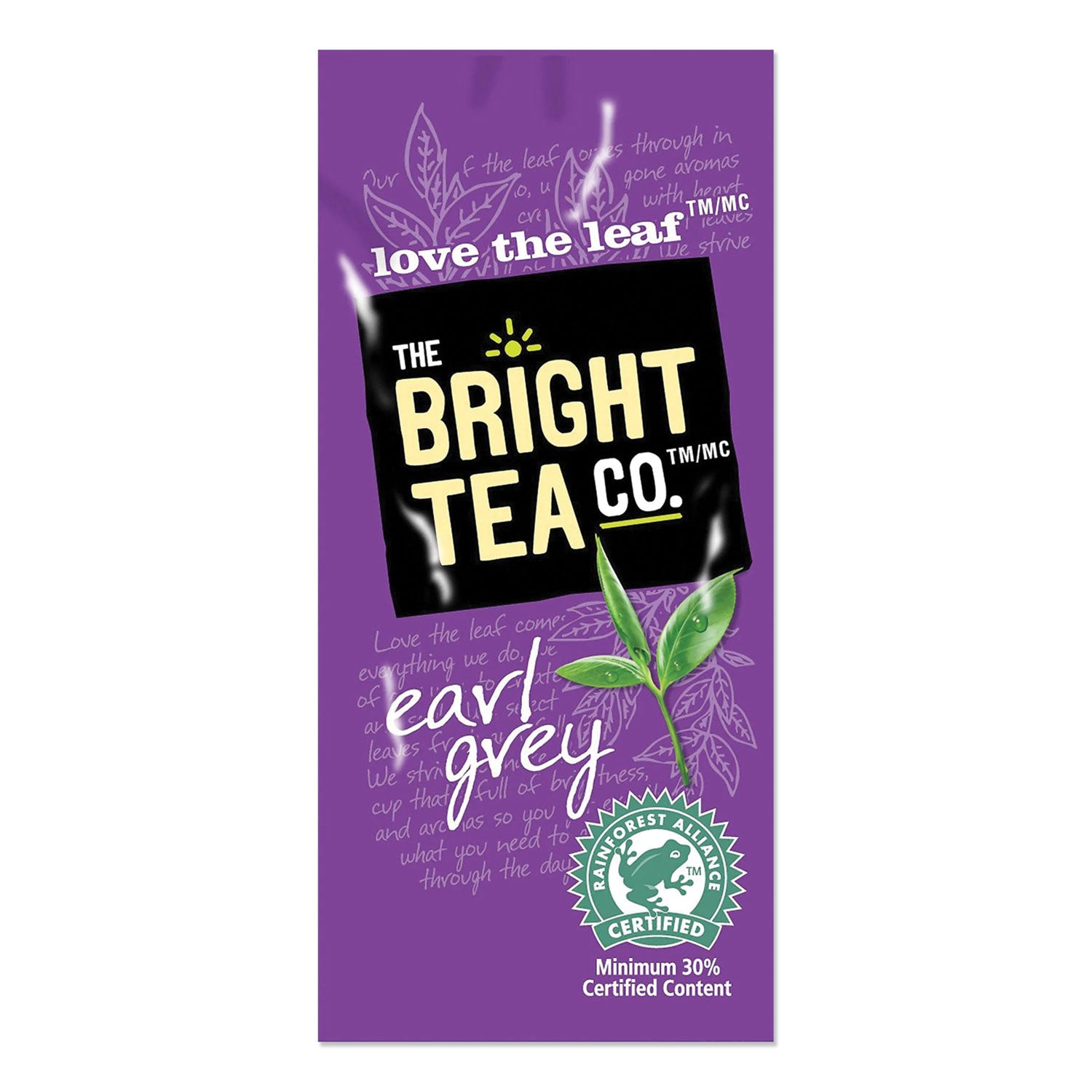 The Bright Tea Co. Tea Freshpack Pods, Earl Grey, 0.09 oz, 100/Carton (MDRB506)