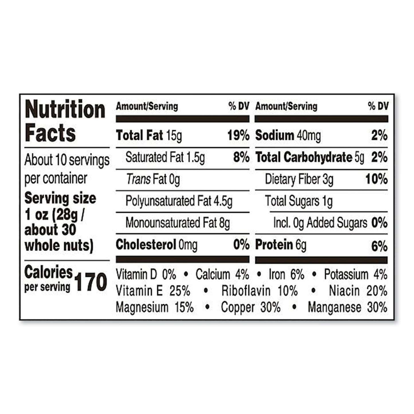 Planters NUT-rition Heart Healthy Mix, 9.75 oz Can (05957)