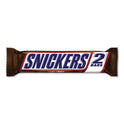 Snickers Sharing Size Chocolate Bars, Milk Chocolate, 3.29 oz, 24/Box (MMM32252)