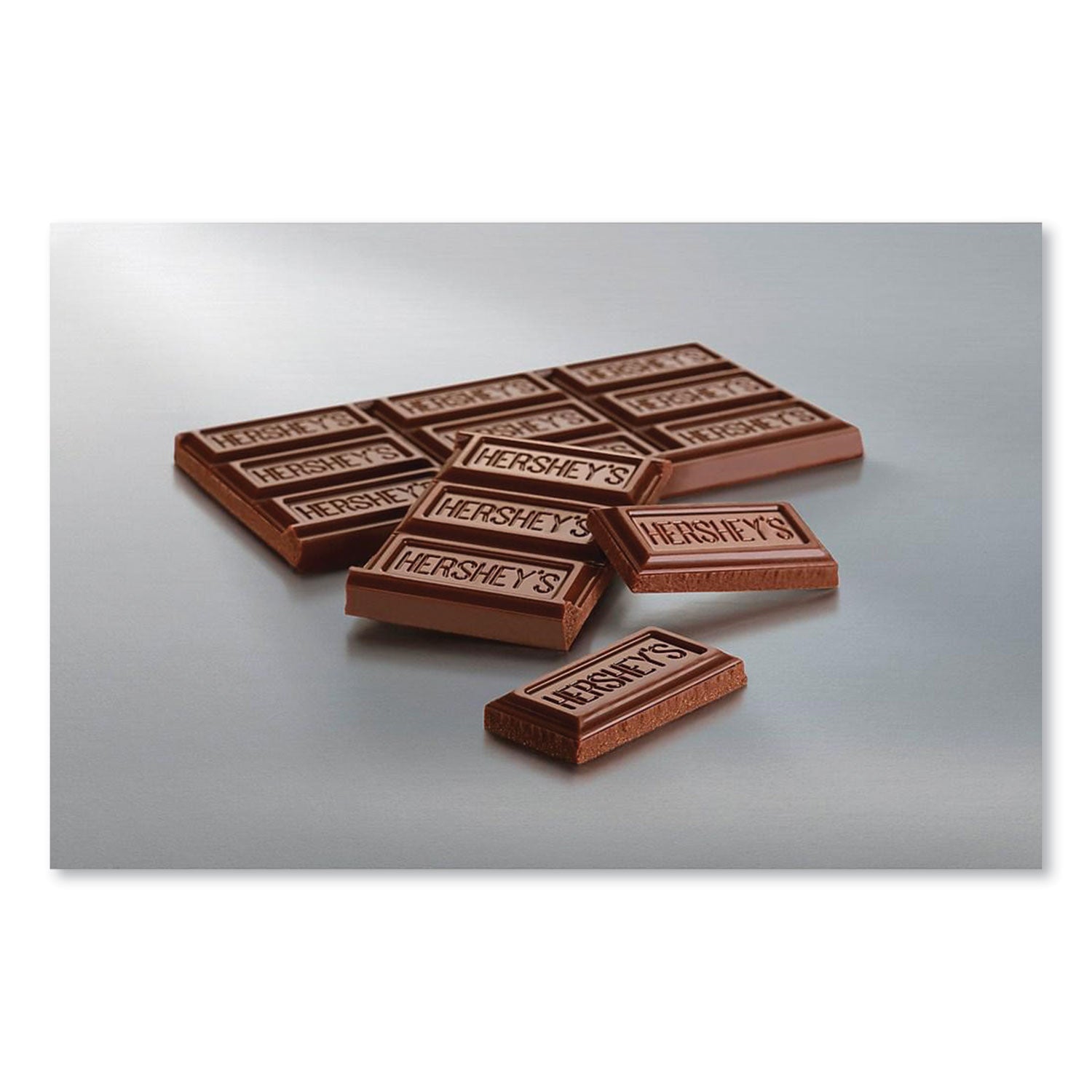 Hershey's Chocolate Bars, Milk Chocolate, 55.8 oz, 36/Box (24000BX)