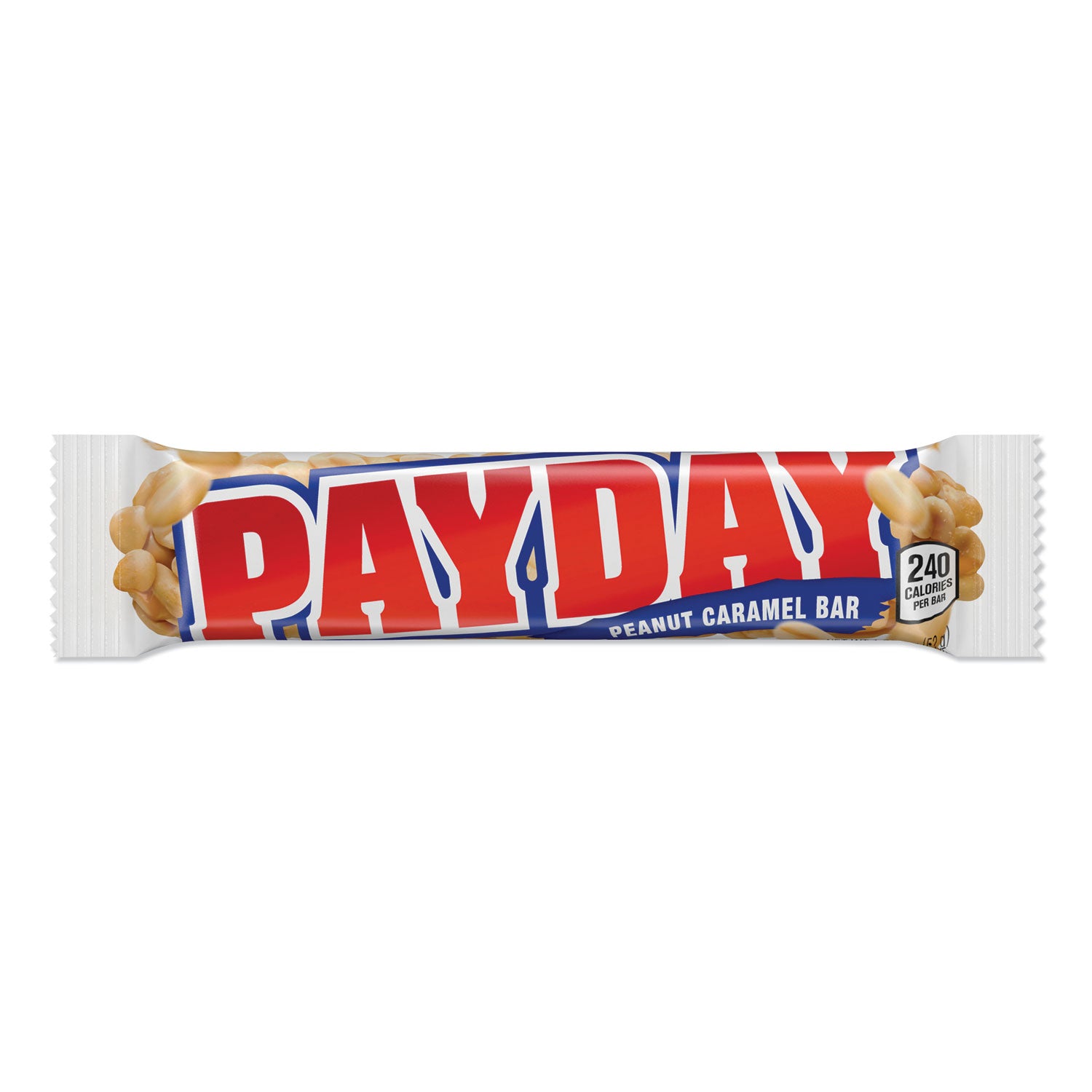 PayDay Chewy Candy Bars, Peanut Caramel, 1.85 oz, 24/Box (80723)