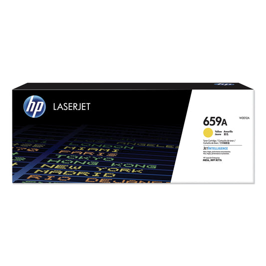 HP 659A, (W2012A) Yellow Original LaserJet Toner Cartridge