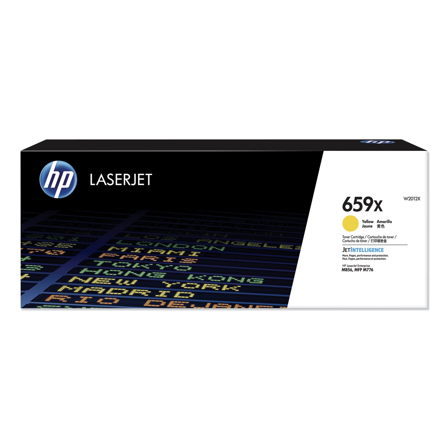 HP 659X, (W2012X) High-Yield Yellow Original LaserJet Toner Cartridge