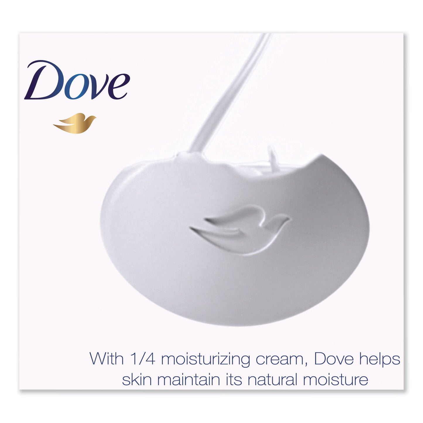 Dove White Beauty Bar, Light Scent, 3.17 oz, 3/Pack (04090PK)