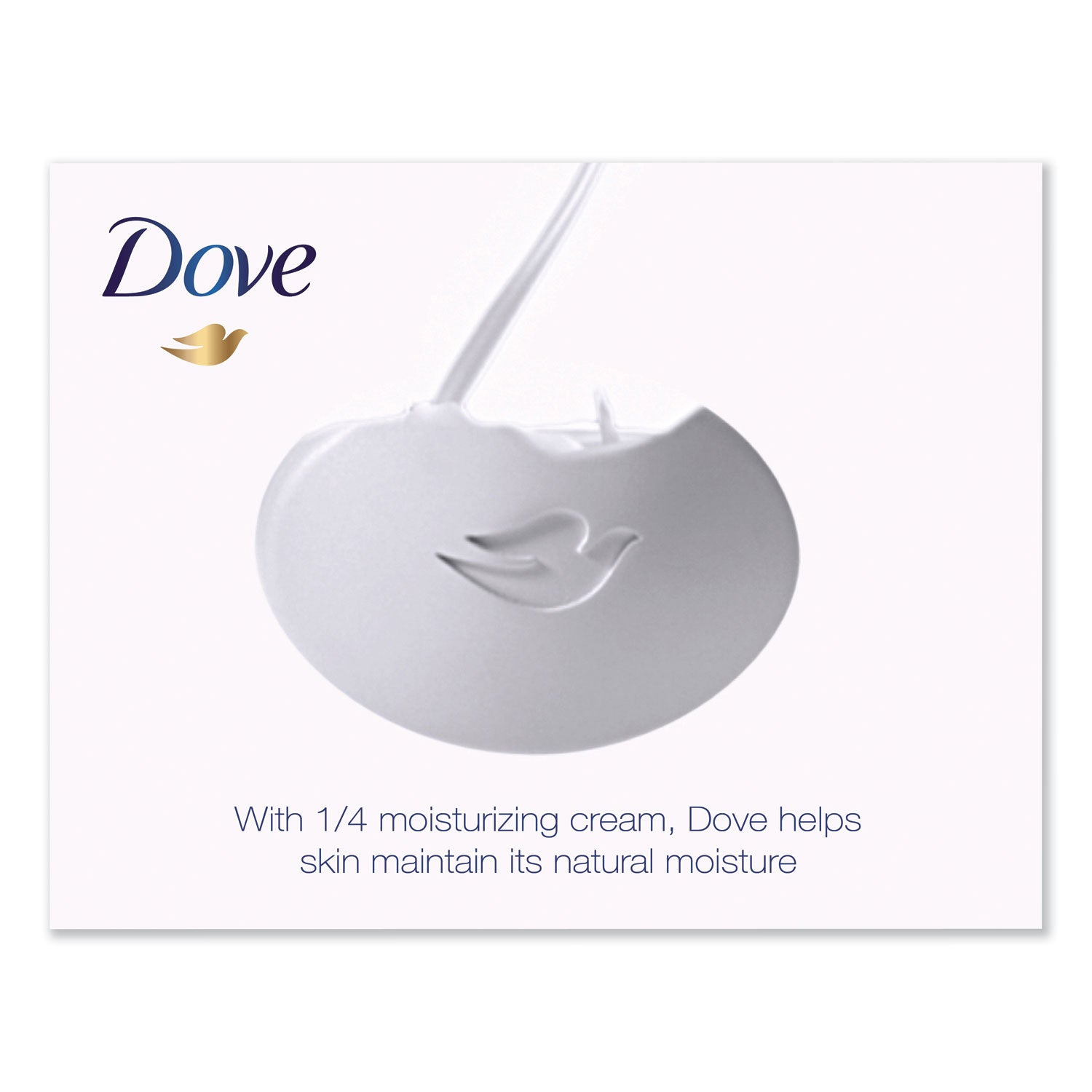 Dove White Beauty Bar, Light Scent, 2.6 oz (61073EA)