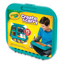 Crayola Create N' Carry Case, Combo Art Storage Case and Lap Desk, 75 Pieces (046814)