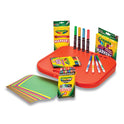 Crayola Create N' Carry Case, Combo Art Storage Case and Lap Desk, 75 Pieces (046814)