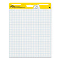 Post-it Vertical-Orientation Self-Stick Easel Pads, Quadrille Rule (1 sq/in), 25 x 30, White, 30 Sheets, 6/Pack (560VAD6PK)