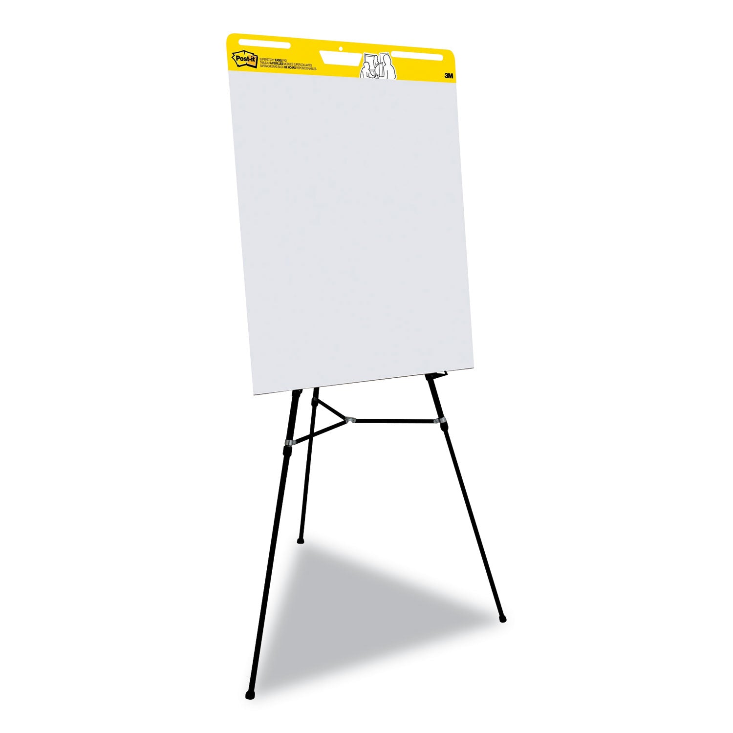 Post-it Vertical-Orientation Self-Stick Easel Pads, Quadrille Rule (1 sq/in), 25 x 30, White, 30 Sheets, 6/Pack (560VAD6PK)