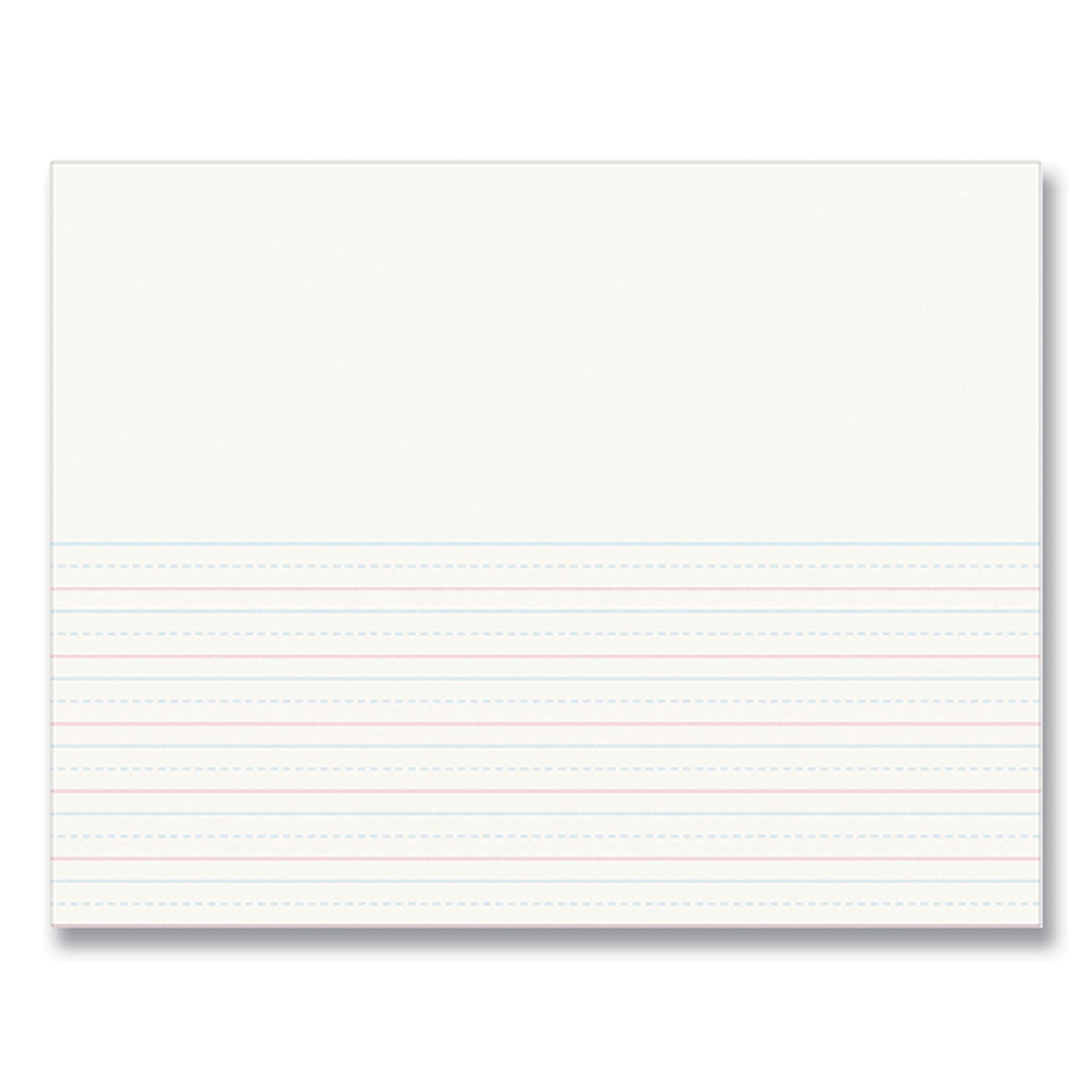 Pacon Multi-Program Picture Story Paper, 30 lb Bond Weight, 1/2" Long Rule, One-Sided, 8.5 x 11, 500/Pack (2693)