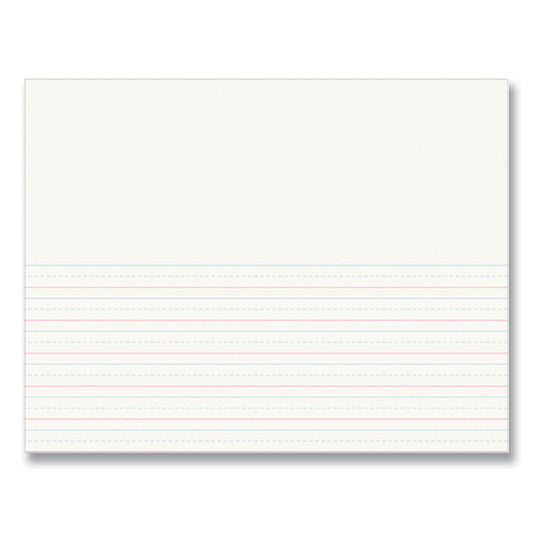 Pacon Multi-Program Picture Story Paper, 30 lb Bond Weight, 1/2" Long Rule, One-Sided, 8.5 x 11, 500/Pack (2693)