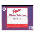 Pacon Multi-Program Picture Story Paper, 30 lb Bond Weight, 1/2" Long Rule, One-Sided, 8.5 x 11, 500/Pack (2693)