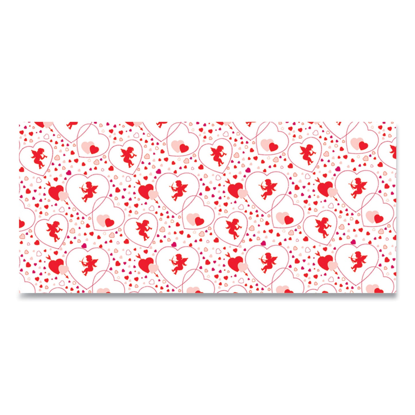 Pacon Corobuff Corrugated Paper Roll, 48" x 25 ft, Cupids Hearts (0012111)