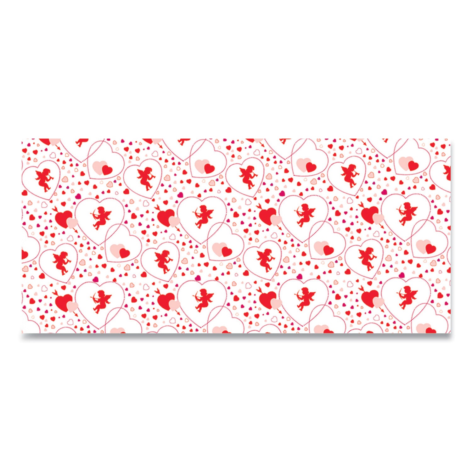 Pacon Corobuff Corrugated Paper Roll, 48" x 25 ft, Cupids Hearts (0012111)
