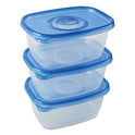 Glad Deep Dish Food Storage Containers, 64 oz, Plastic, 3/Pack (70045PK)