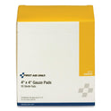 First Aid Only Sterile Gauze Pads, 4 x 4, 50/Box (J213)