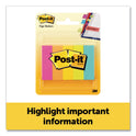 Post-it Page Flag Markers, Assorted Brights, 100 Flags/Pad, 5 Pads/Pack (6705AN)