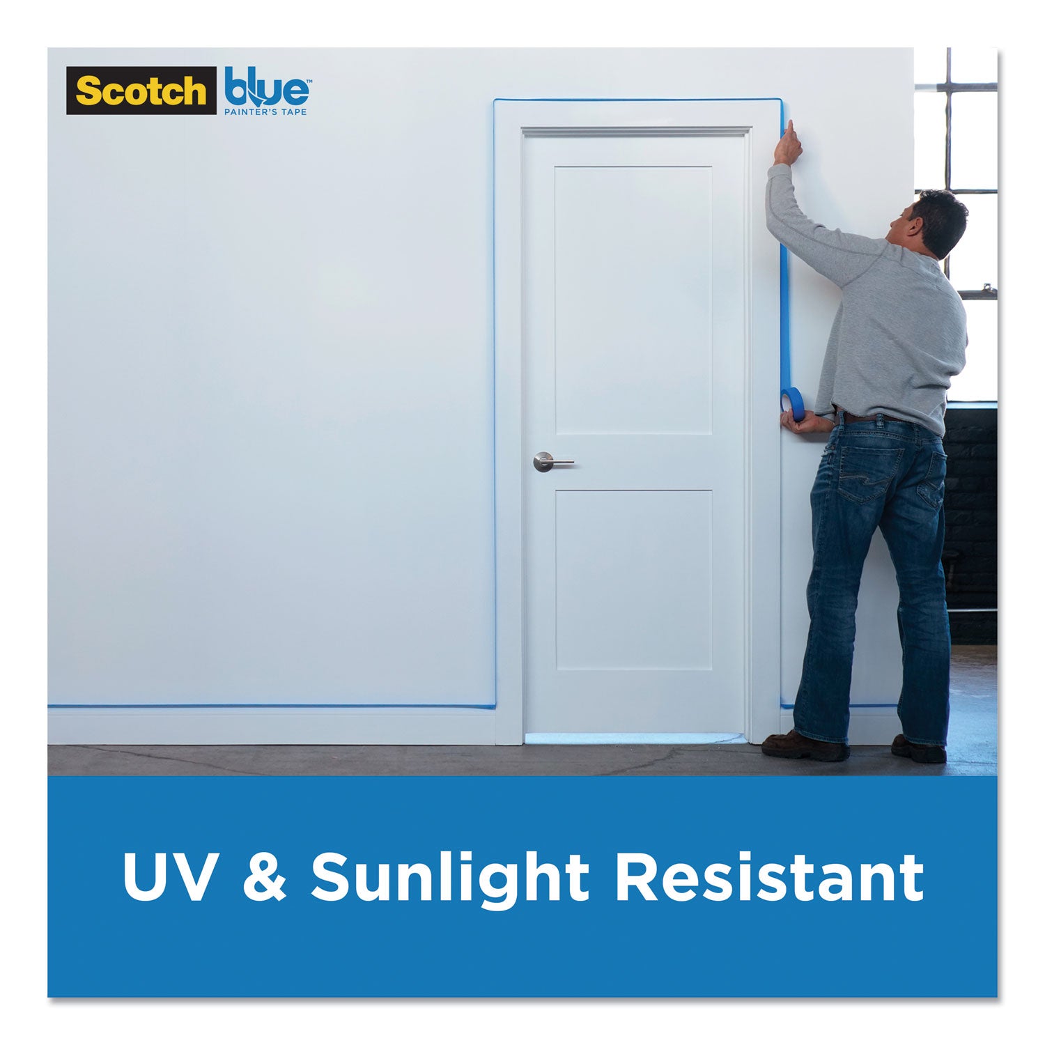 ScotchBlue Original Multi-Surface Painter's Tape, 3" Core, 0.94" x 60 yds, Blue, 6/Pack (209024EVP)